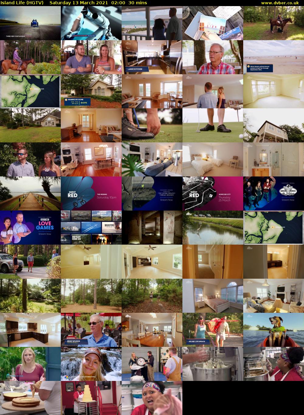 Island Life (HGTV) Saturday 13 March 2021 02:00 - 02:30