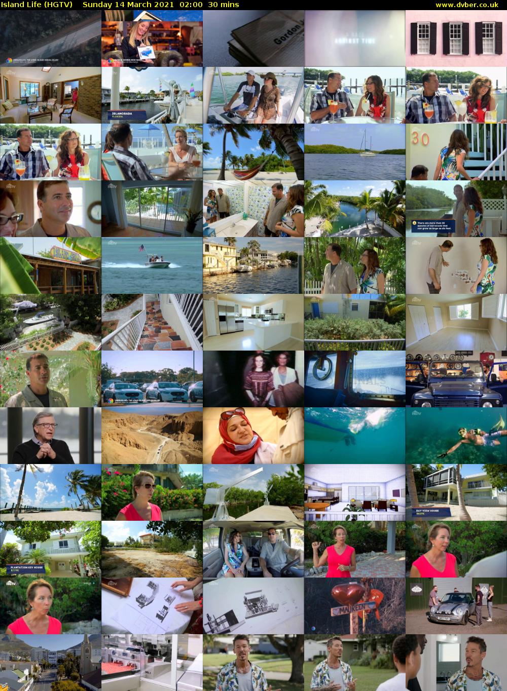 Island Life (HGTV) Sunday 14 March 2021 02:00 - 02:30