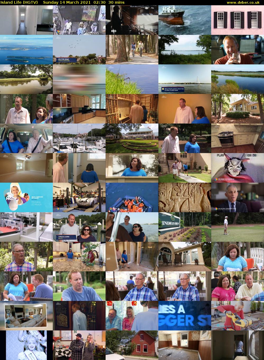 Island Life (HGTV) Sunday 14 March 2021 02:30 - 03:00