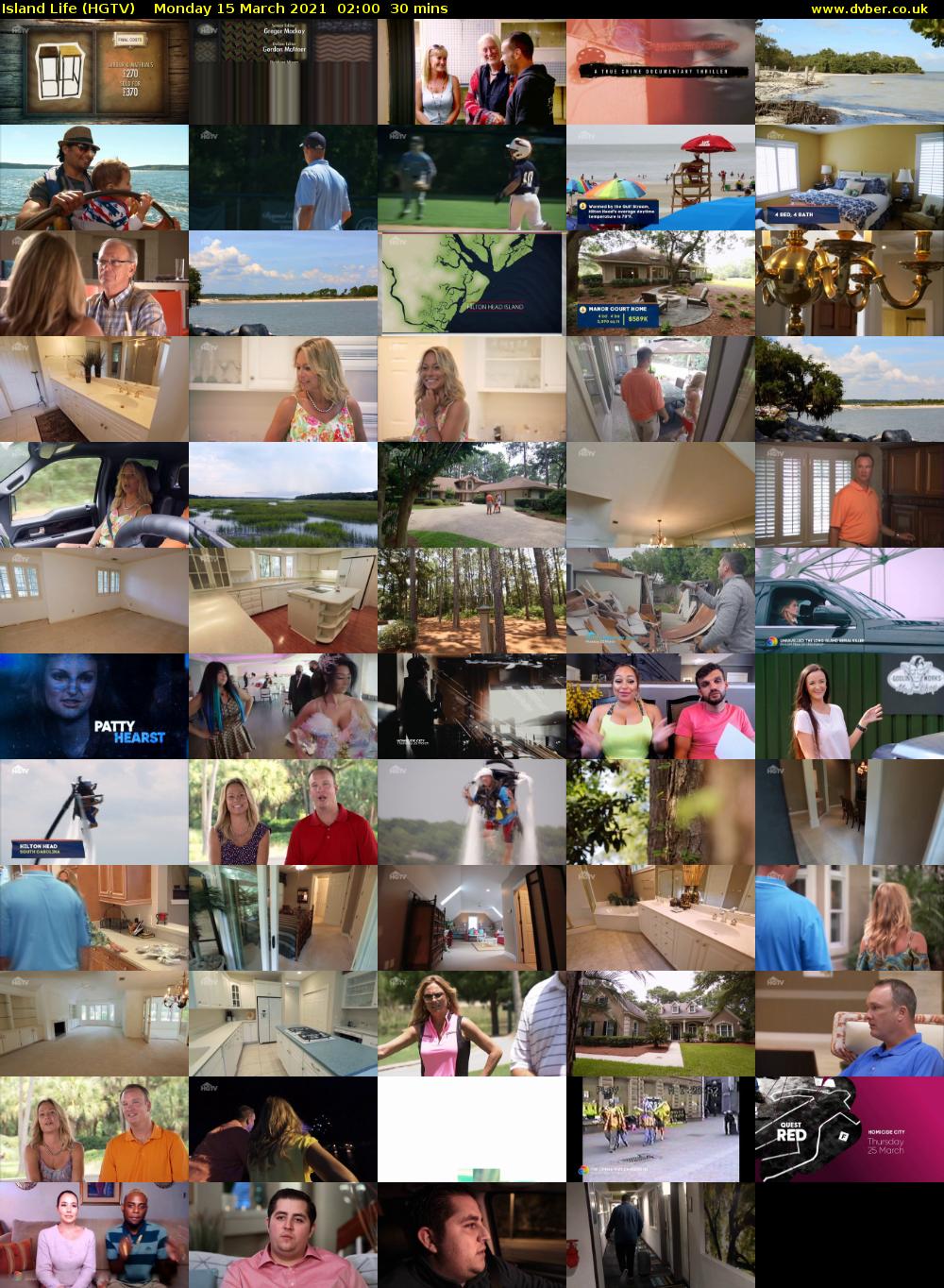 Island Life (HGTV) Monday 15 March 2021 02:00 - 02:30
