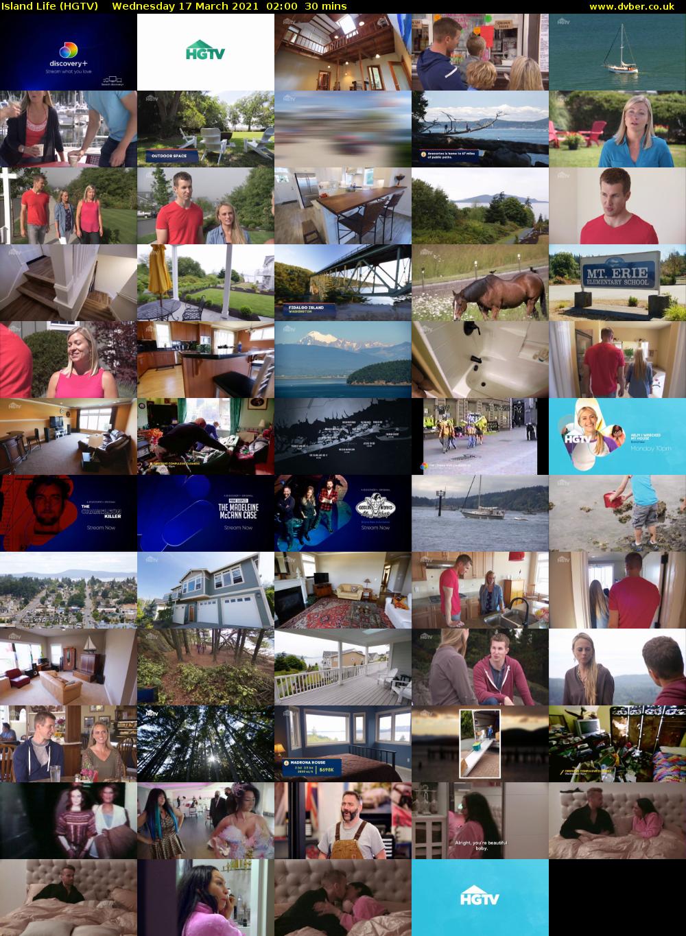 Island Life (HGTV) Wednesday 17 March 2021 02:00 - 02:30