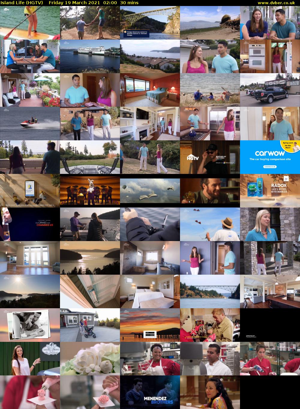 Island Life (HGTV) Friday 19 March 2021 02:00 - 02:30
