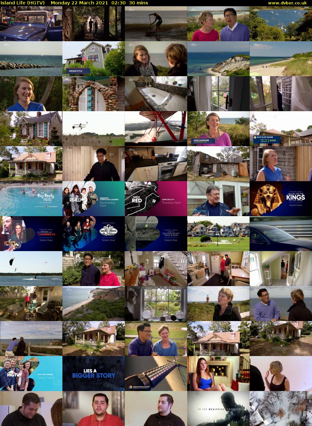 Island Life (HGTV) Monday 22 March 2021 02:30 - 03:00
