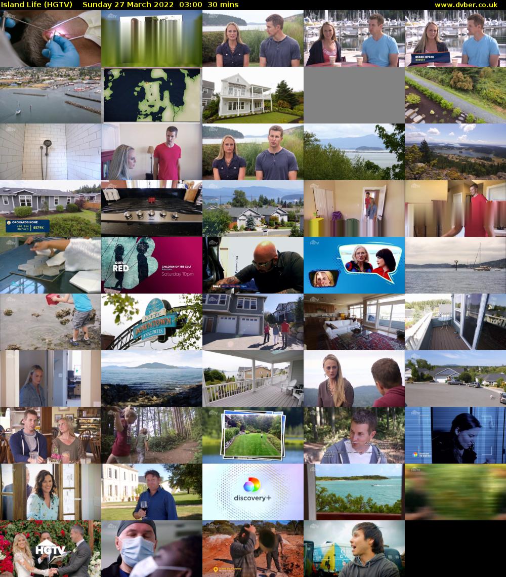 Island Life (HGTV) Sunday 27 March 2022 03:00 - 03:30