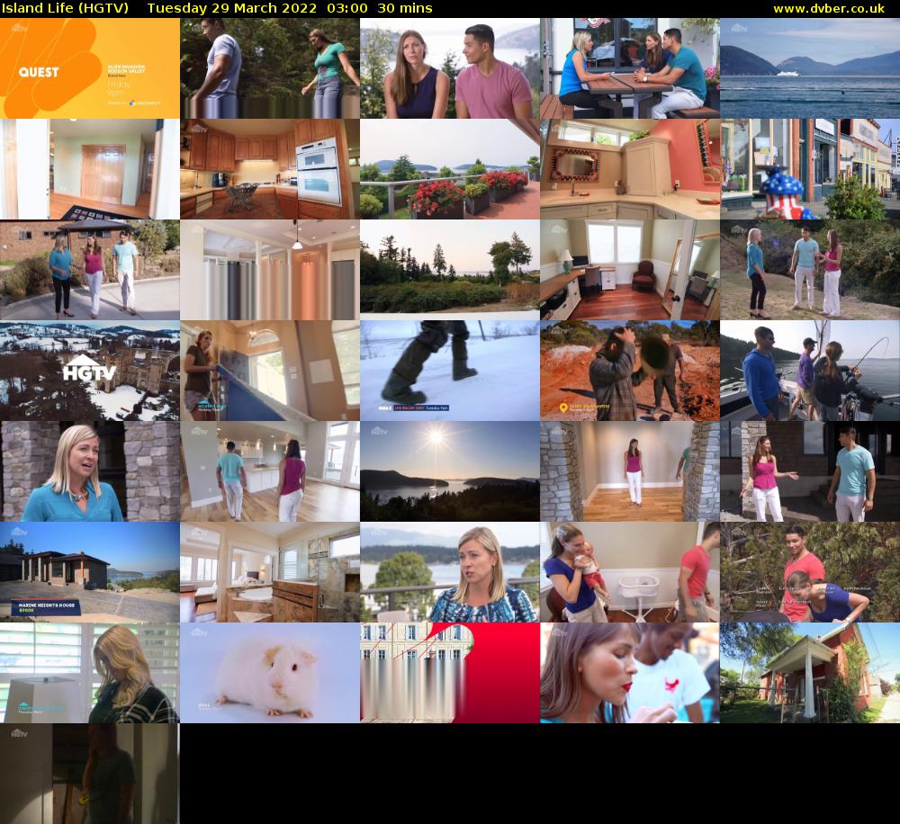 Island Life (HGTV) Tuesday 29 March 2022 03:00 - 03:30