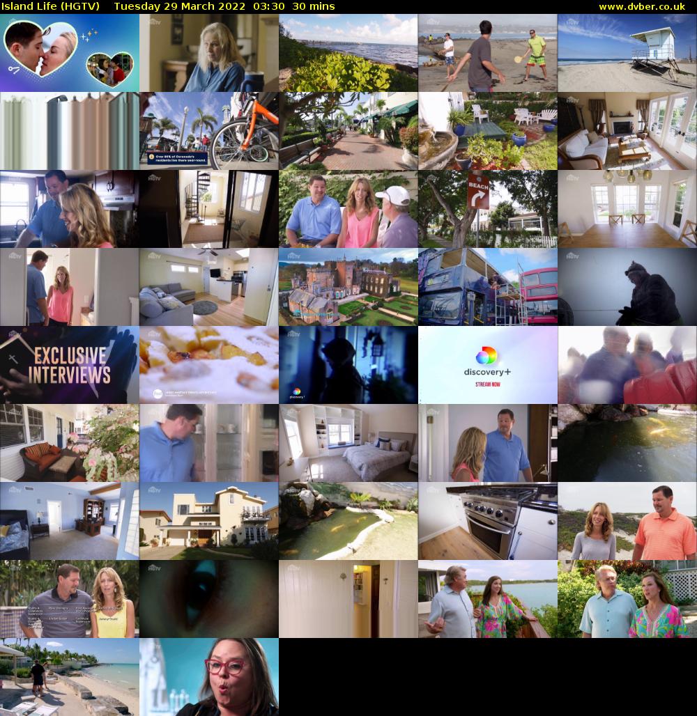 Island Life (HGTV) Tuesday 29 March 2022 03:30 - 04:00