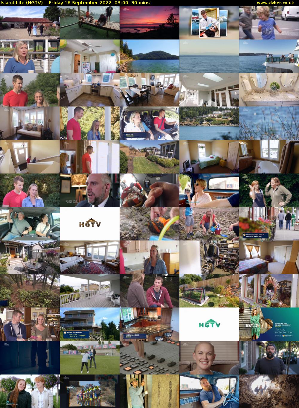 Island Life (HGTV) Friday 16 September 2022 03:00 - 03:30
