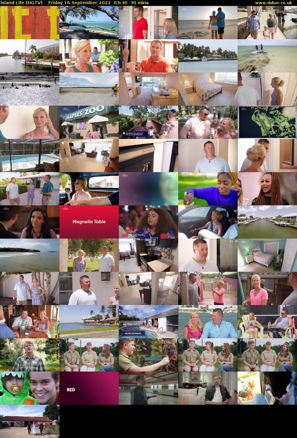 Island Life (HGTV) Friday 16 September 2022 03:30 - 04:00