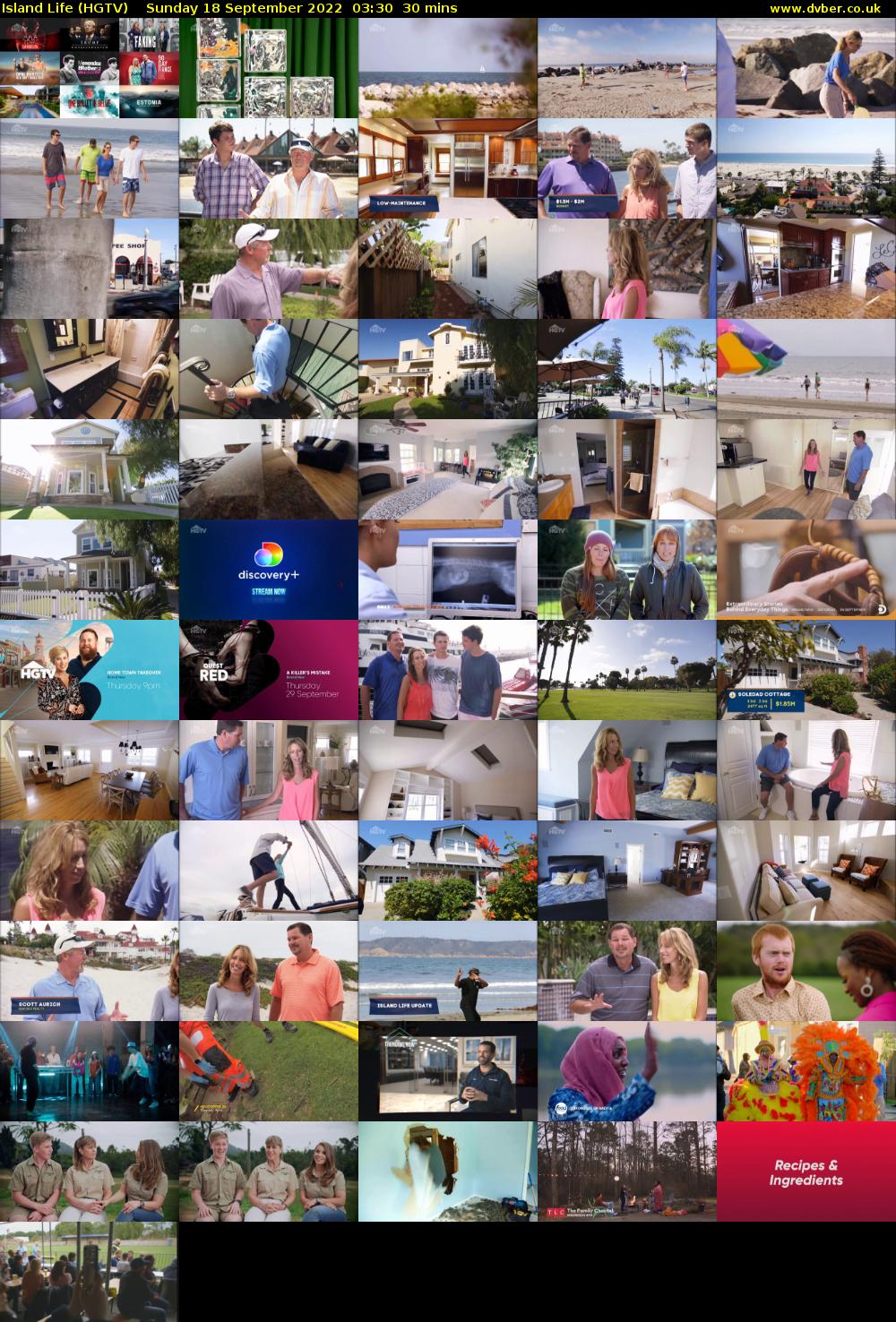 Island Life (HGTV) Sunday 18 September 2022 03:30 - 04:00