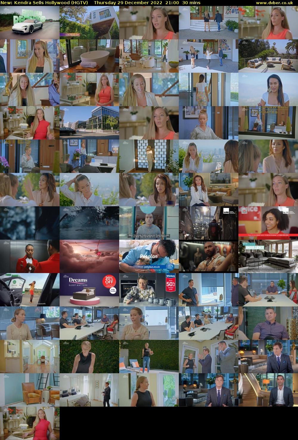 Kendra Sells Hollywood (HGTV) Thursday 29 December 2022 21:00 - 21:30