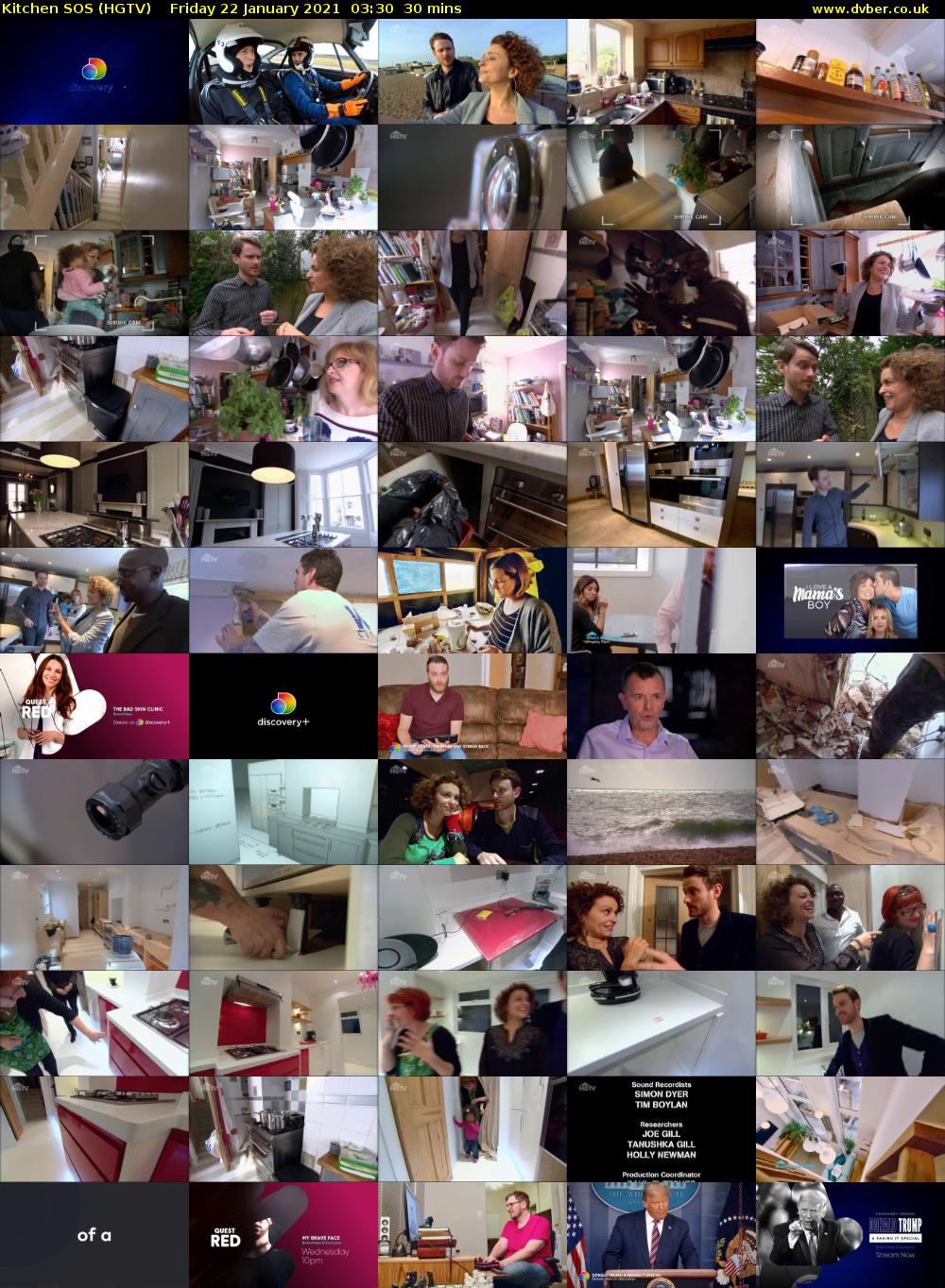 Kitchen SOS (HGTV) Friday 22 January 2021 03:30 - 04:00