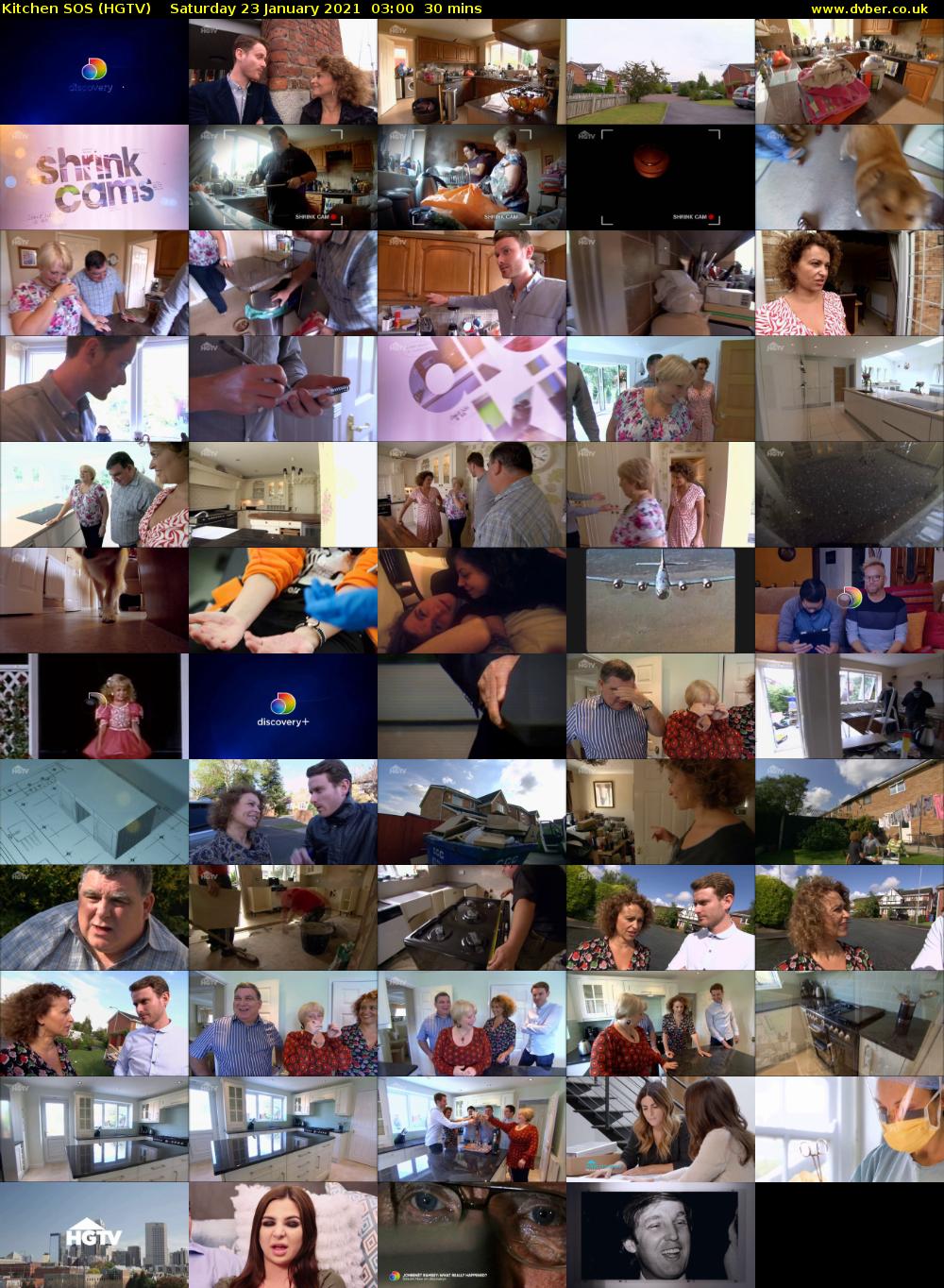 Kitchen SOS (HGTV) Saturday 23 January 2021 03:00 - 03:30