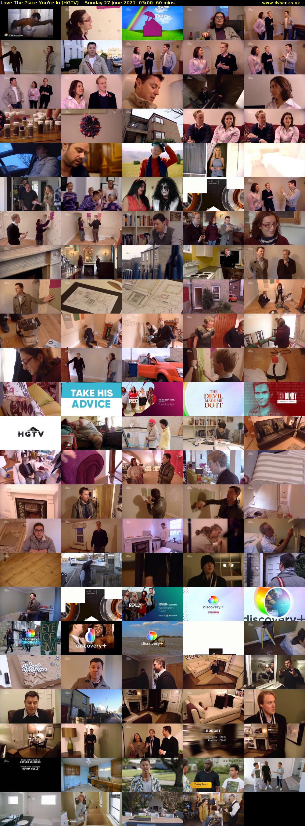 Love The Place You're In (HGTV) Sunday 27 June 2021 03:00 - 04:00