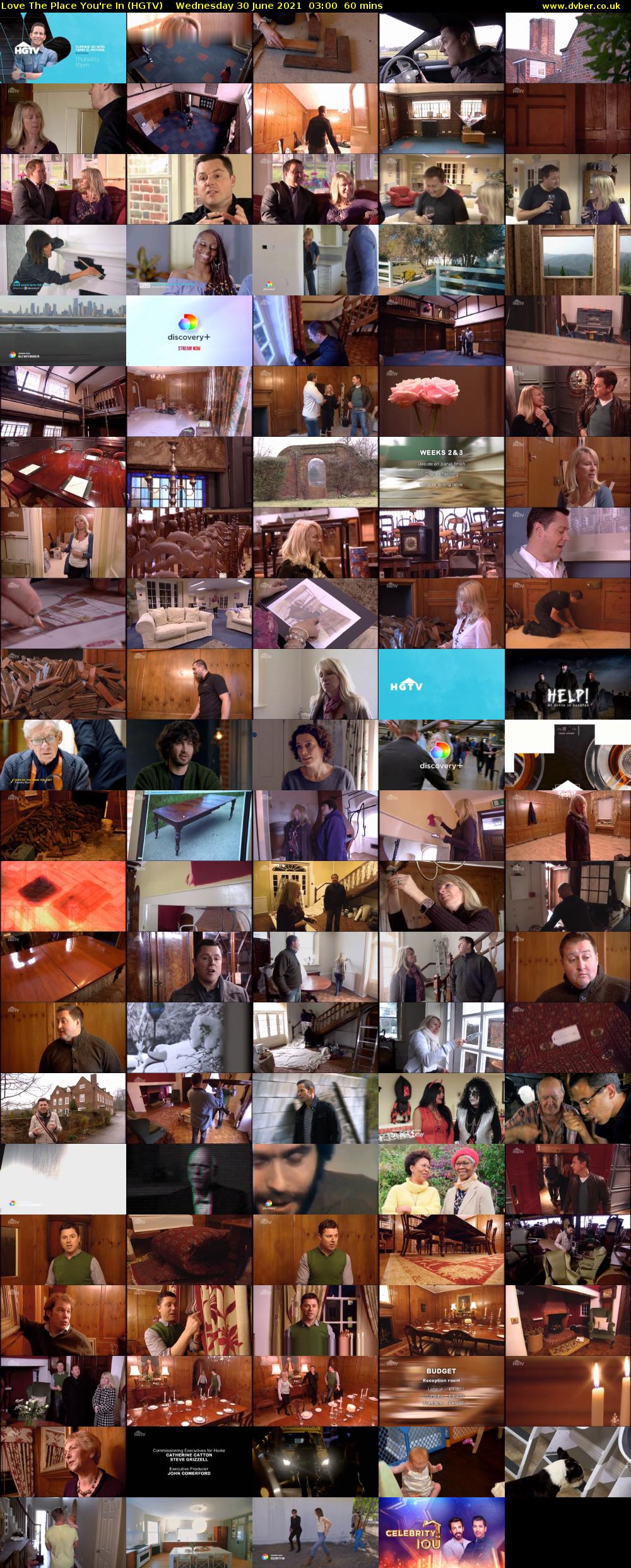 Love The Place You're In (HGTV) Wednesday 30 June 2021 03:00 - 04:00