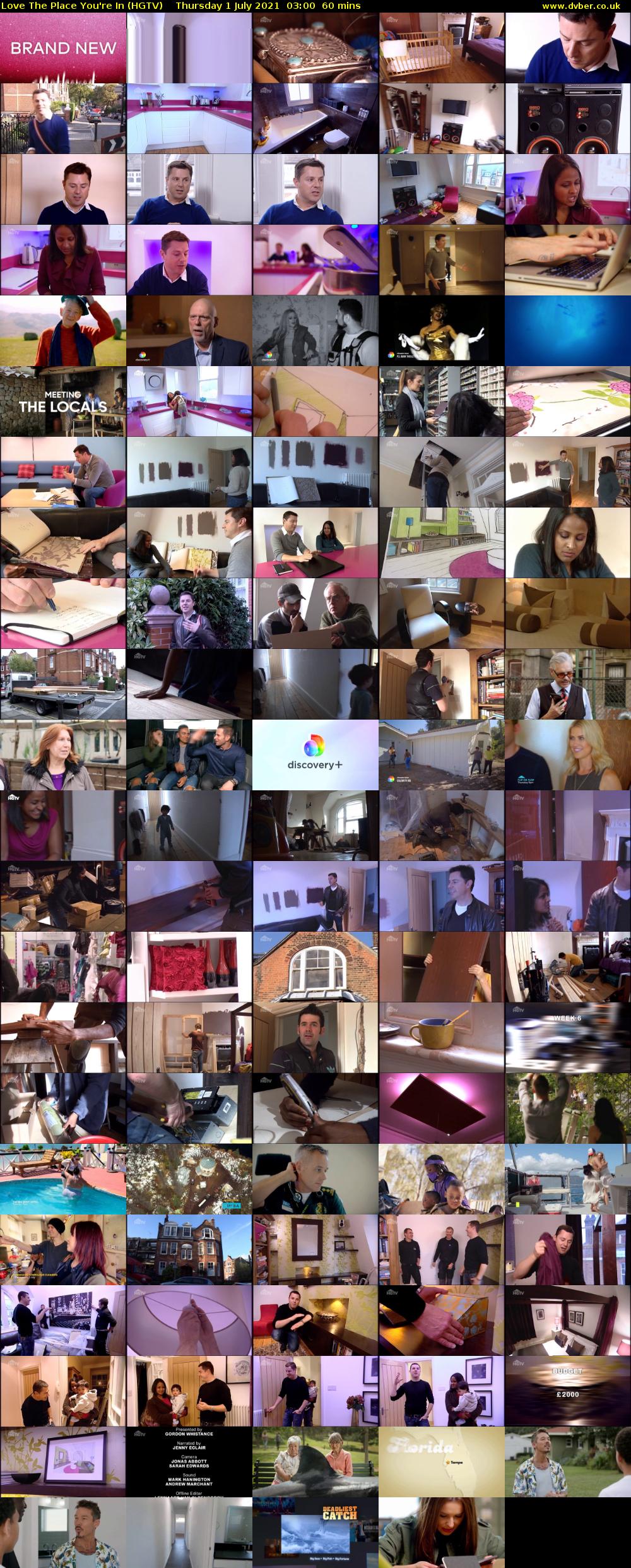 Love The Place You're In (HGTV) Thursday 1 July 2021 03:00 - 04:00