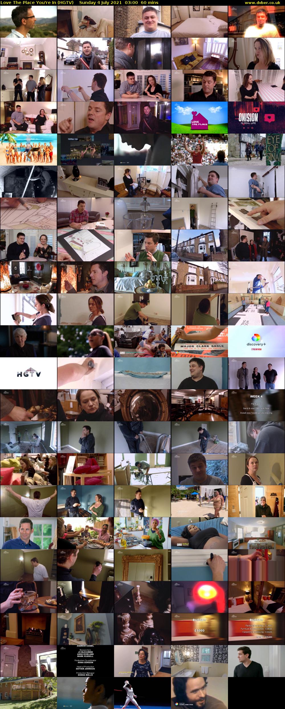 Love The Place You're In (HGTV) Sunday 4 July 2021 03:00 - 04:00