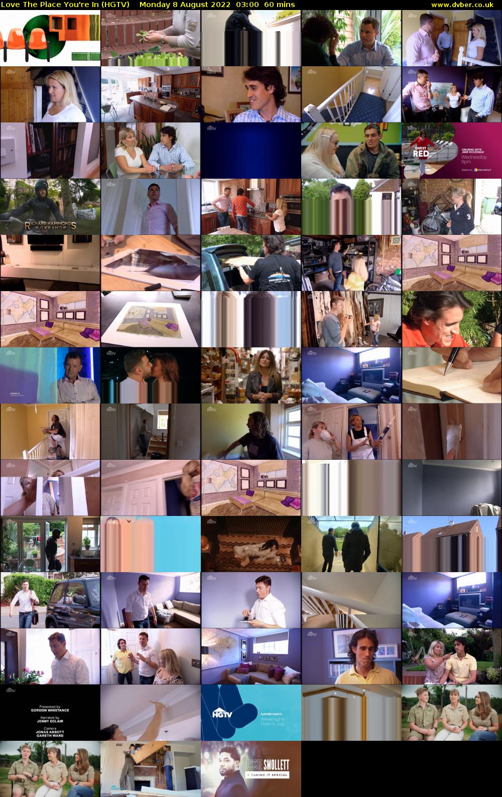 Love The Place You're In (HGTV) Monday 8 August 2022 03:00 - 04:00