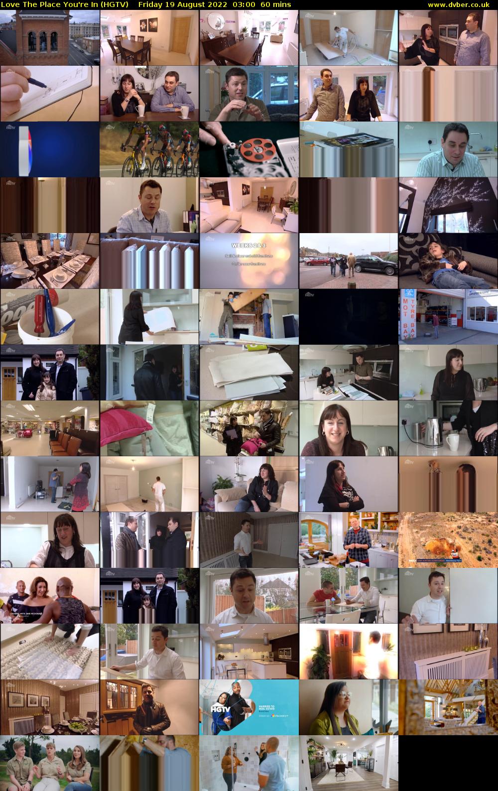 Love The Place You're In (HGTV) Friday 19 August 2022 03:00 - 04:00