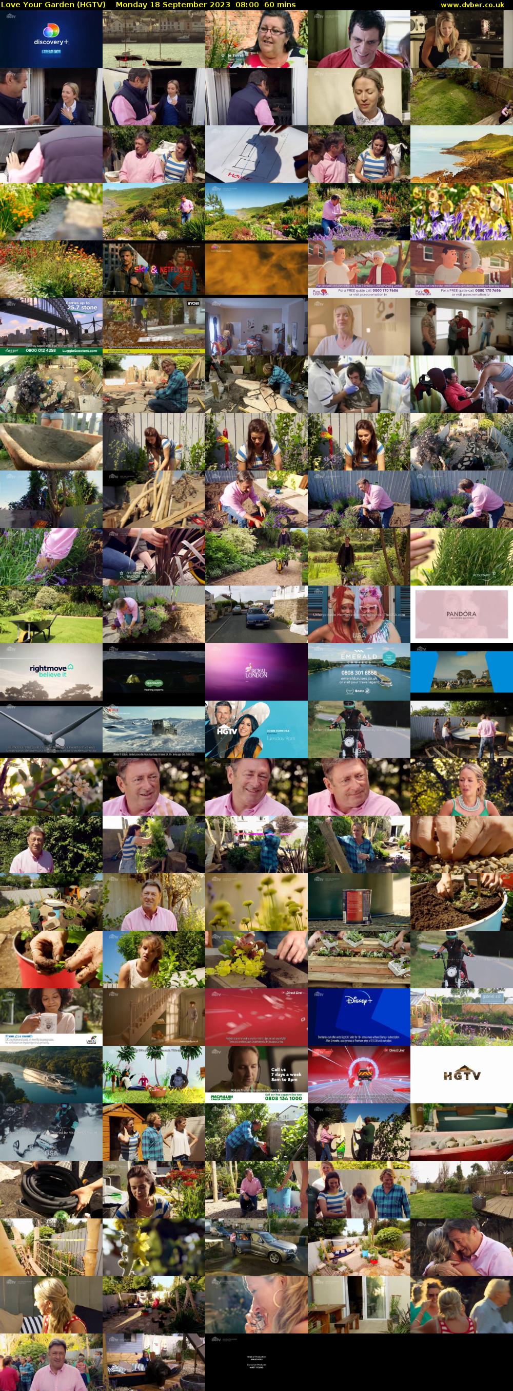 Love Your Garden (HGTV) Monday 18 September 2023 08:00 - 09:00
