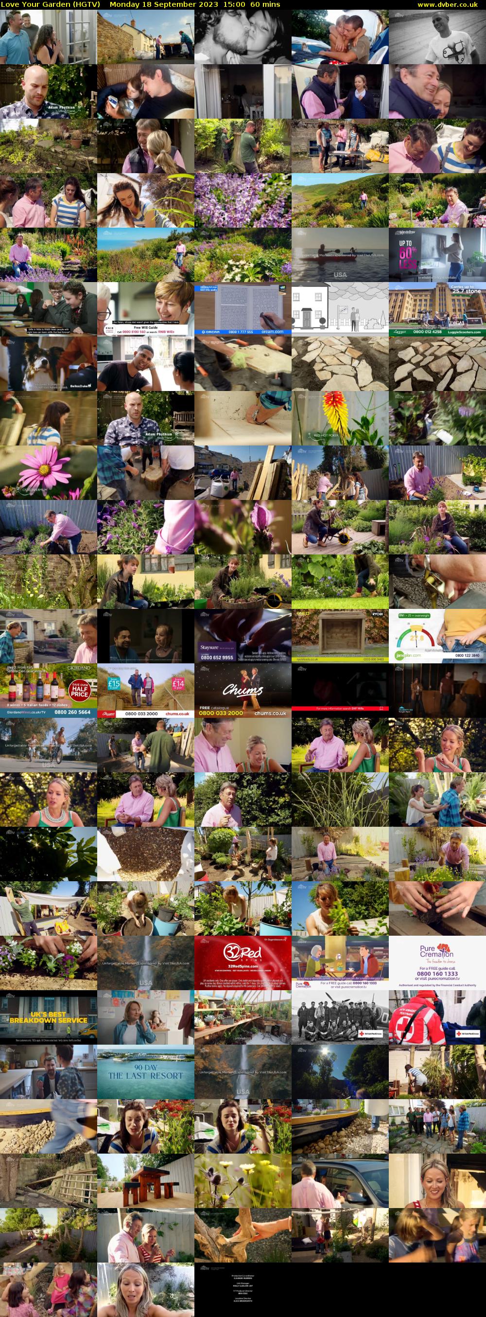 Love Your Garden (HGTV) Monday 18 September 2023 15:00 - 16:00