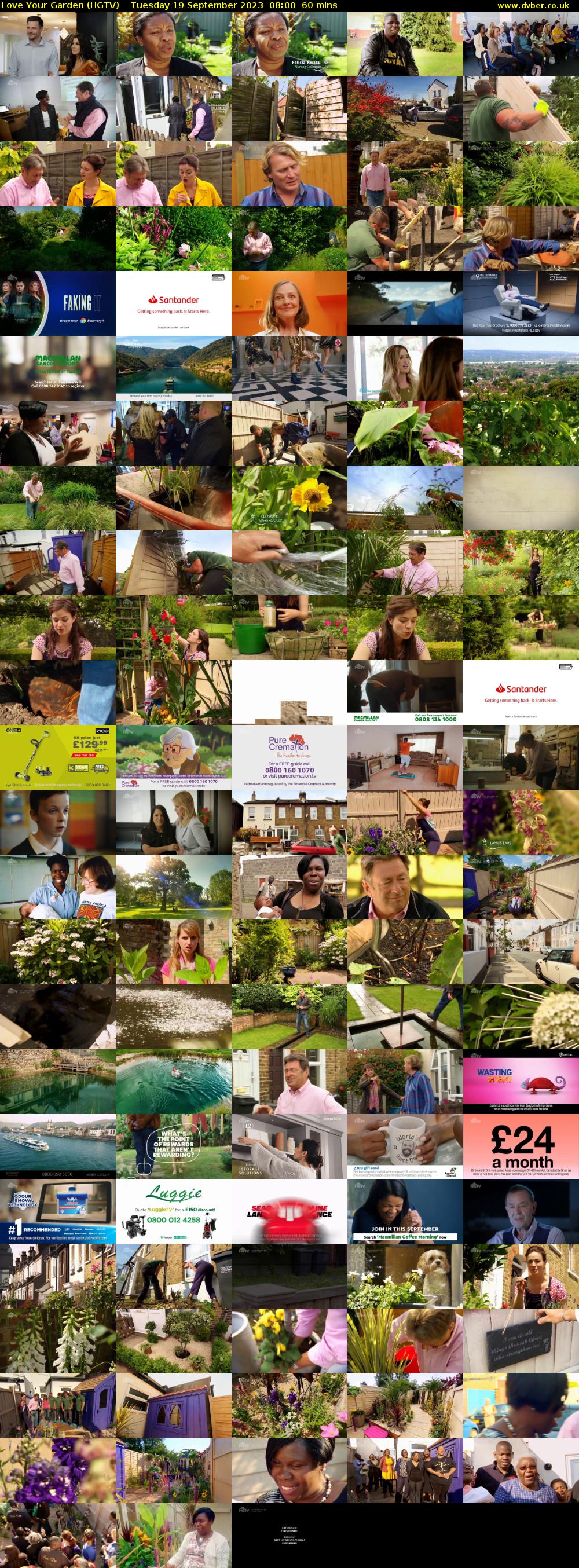 Love Your Garden (HGTV) Tuesday 19 September 2023 08:00 - 09:00
