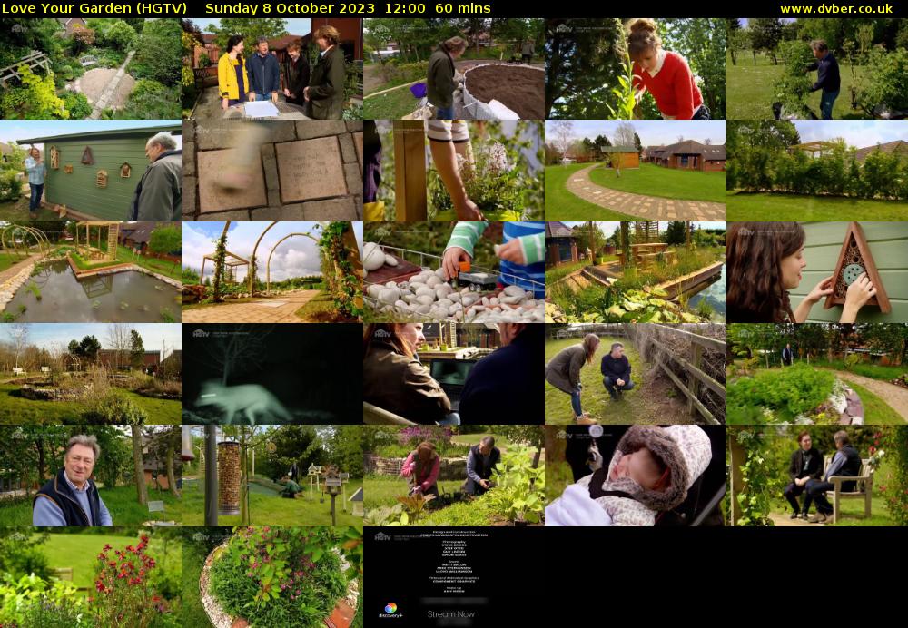 Love Your Garden (HGTV) Sunday 8 October 2023 12:00 - 13:00