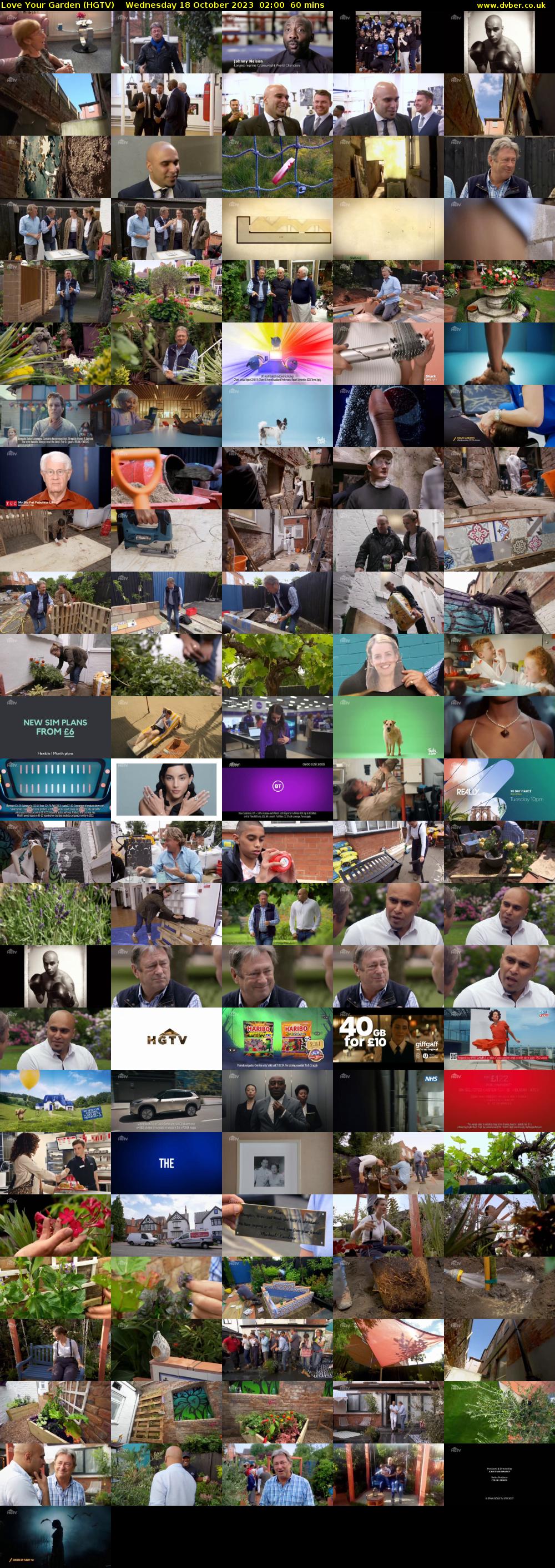 Love Your Garden (HGTV) Wednesday 18 October 2023 02:00 - 03:00