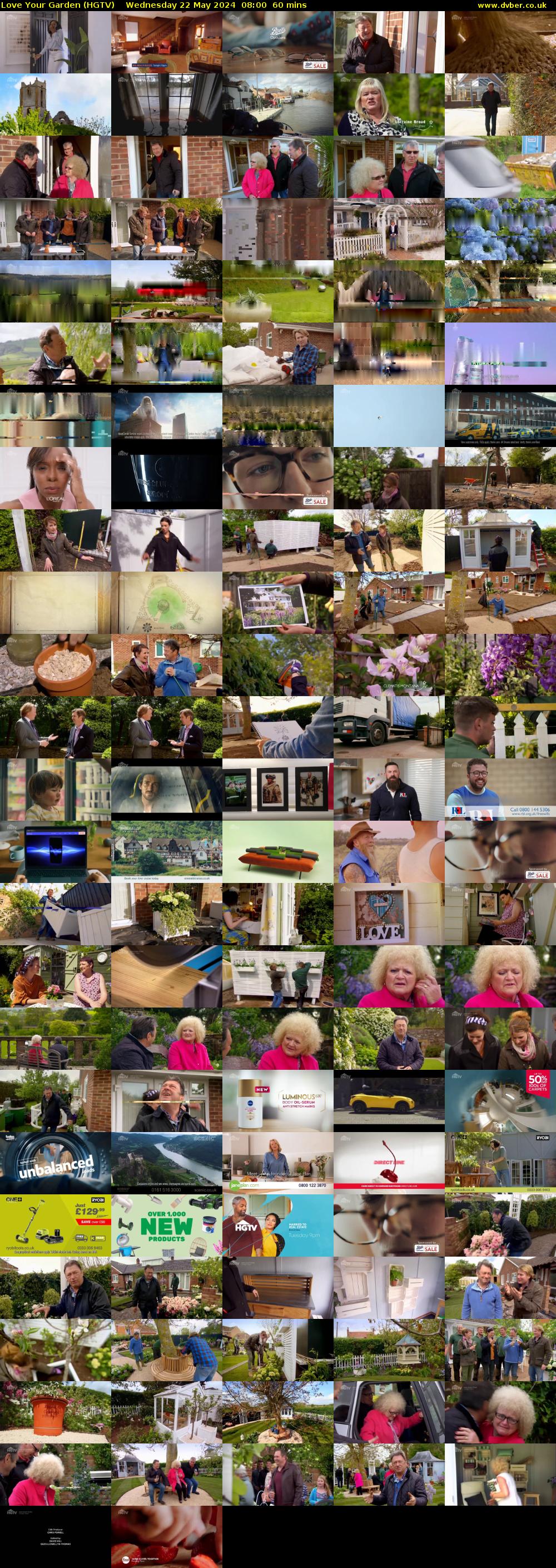 Love Your Garden (HGTV) Wednesday 22 May 2024 08:00 - 09:00