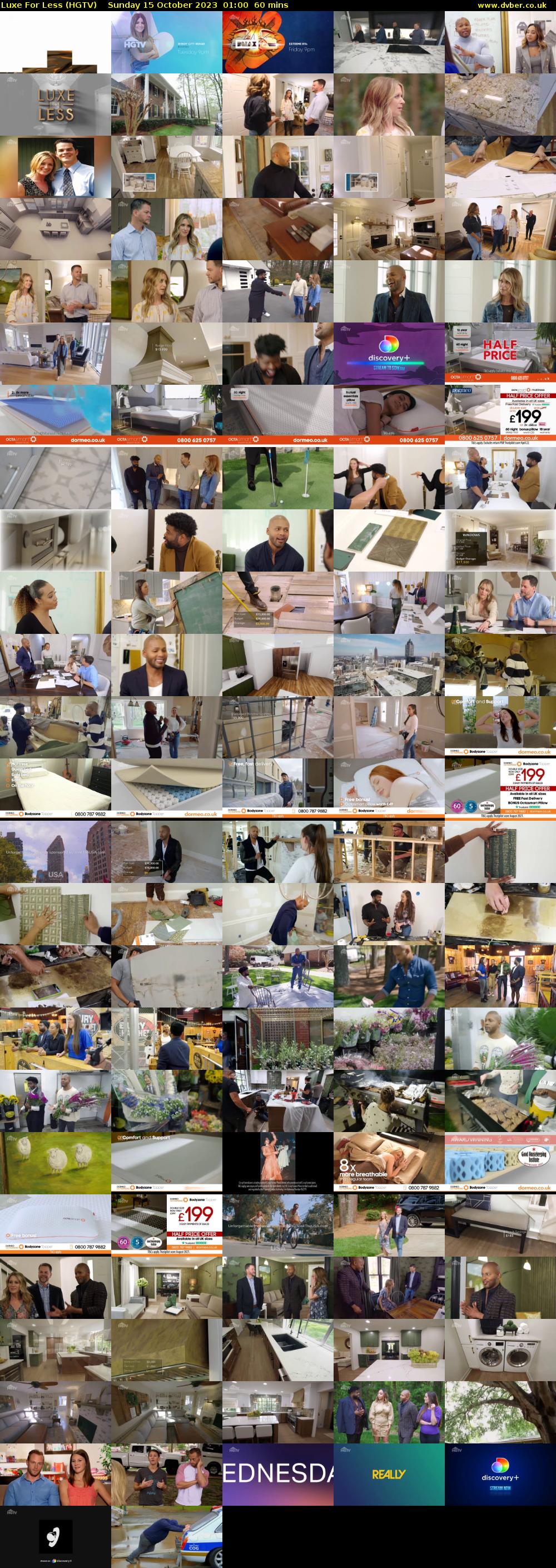 Luxe For Less (HGTV) Sunday 15 October 2023 01:00 - 02:00