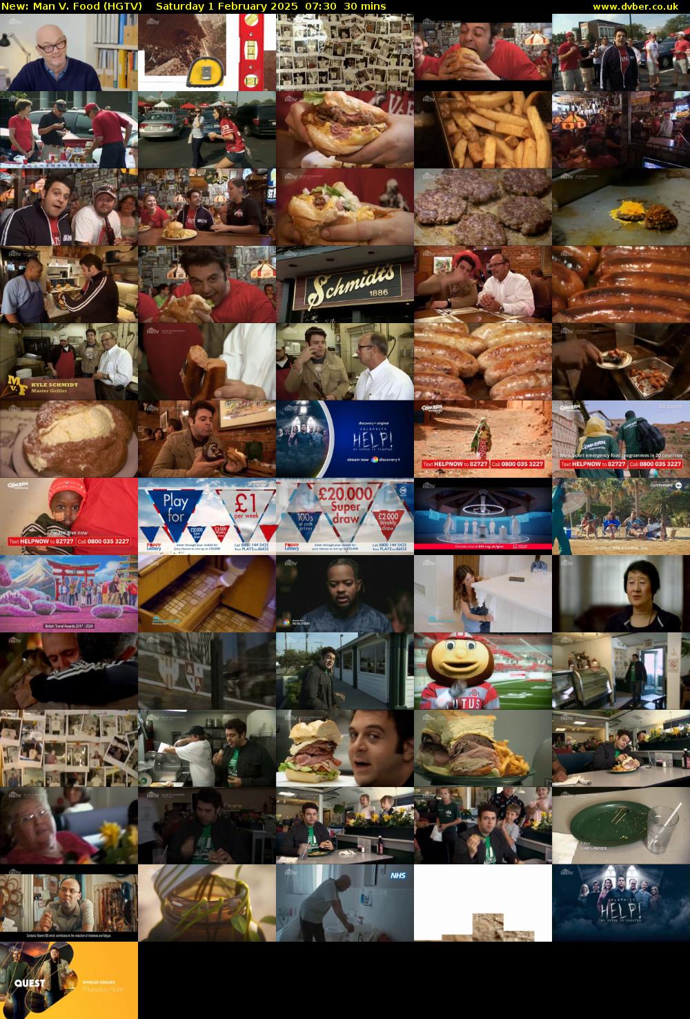 Man V. Food (HGTV) Saturday 1 February 2025 07:30 - 08:00