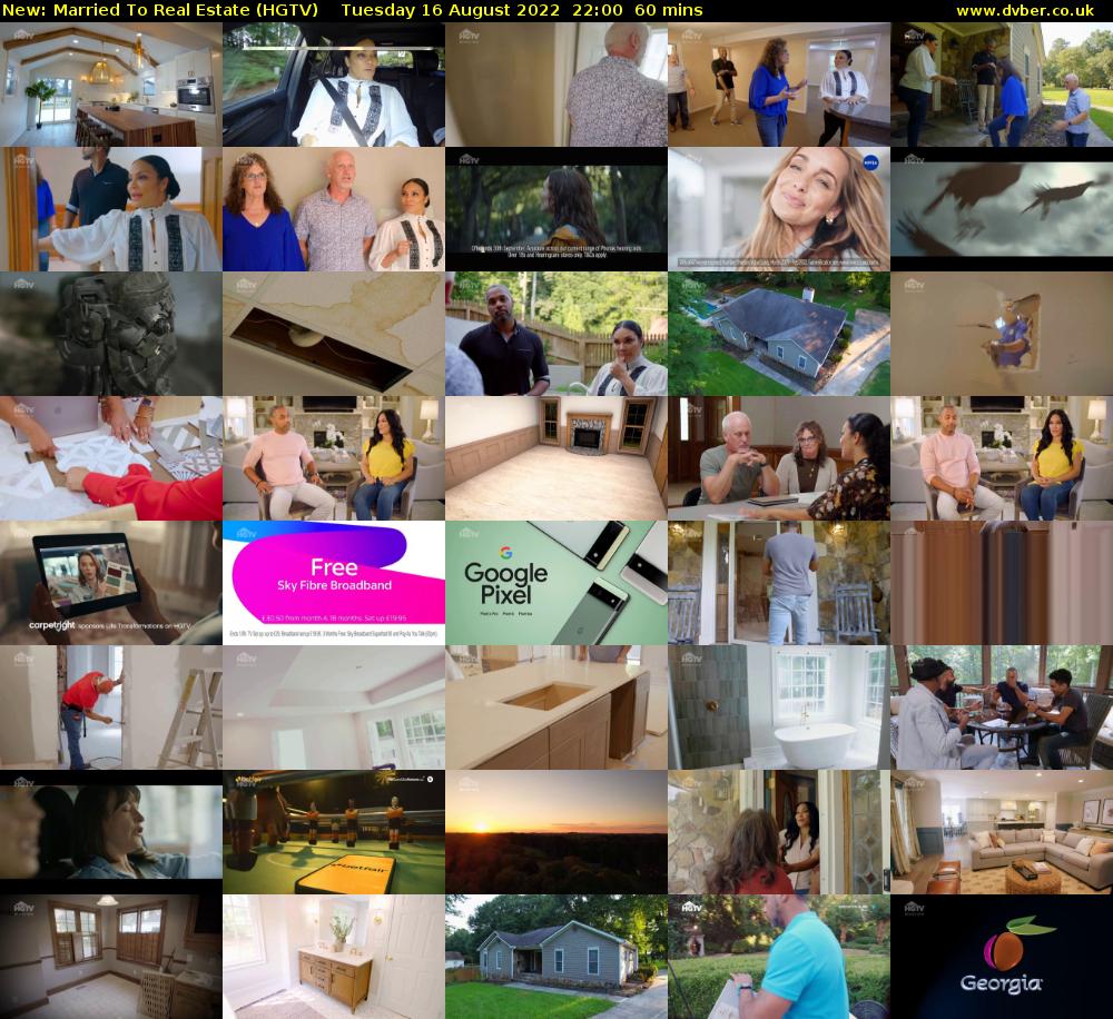 Married To Real Estate (HGTV) Tuesday 16 August 2022 22:00 - 23:00