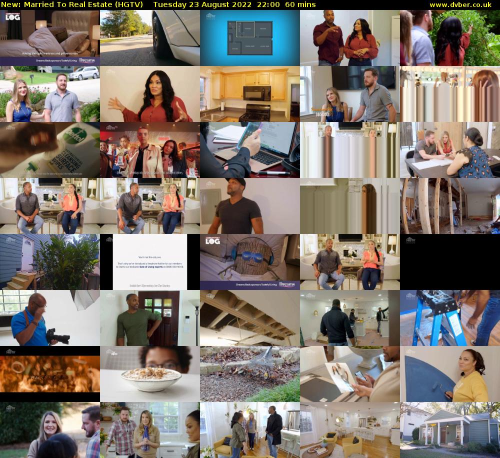 Married To Real Estate (HGTV) Tuesday 23 August 2022 22:00 - 23:00