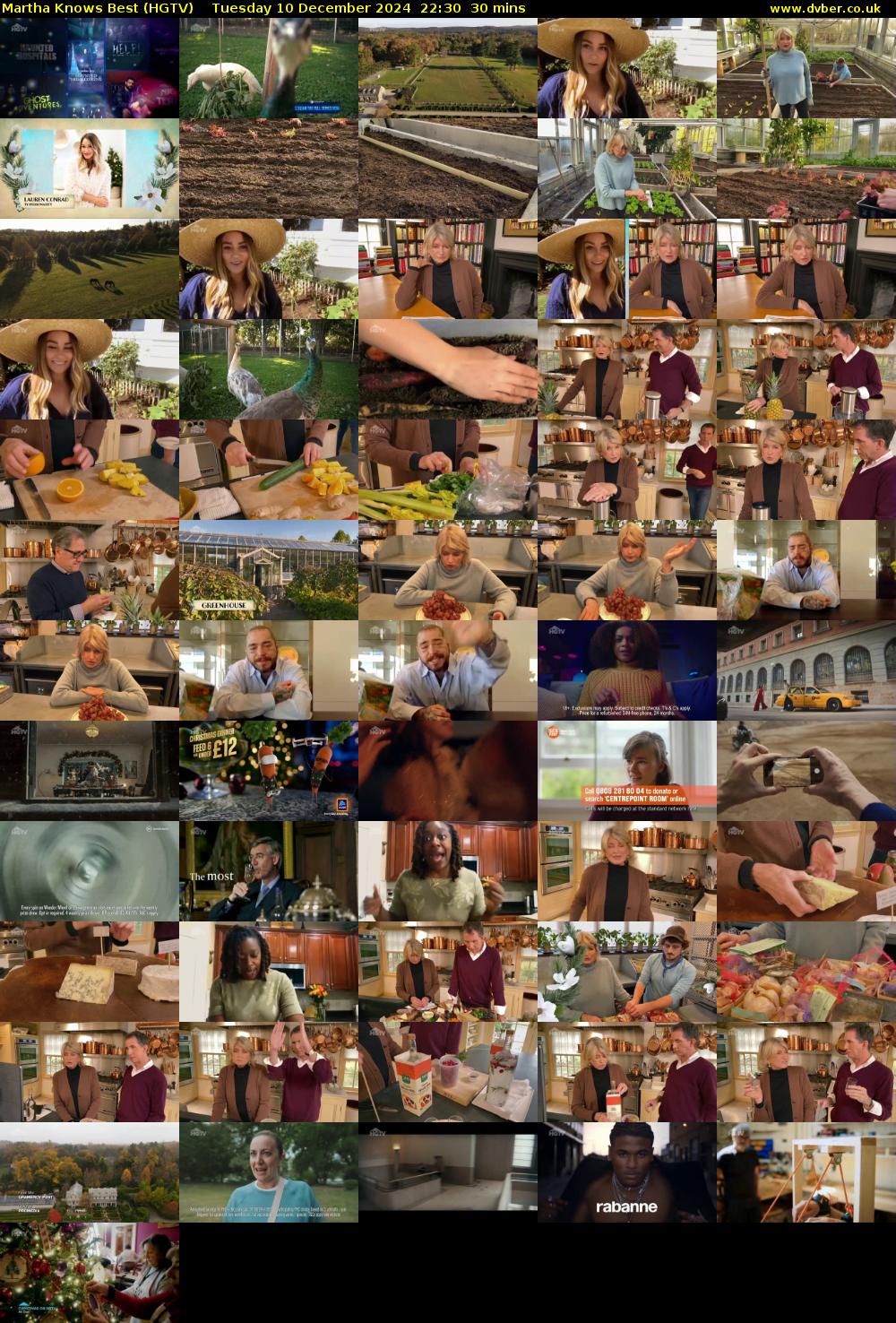 Martha Knows Best (HGTV) Tuesday 10 December 2024 22:30 - 23:00