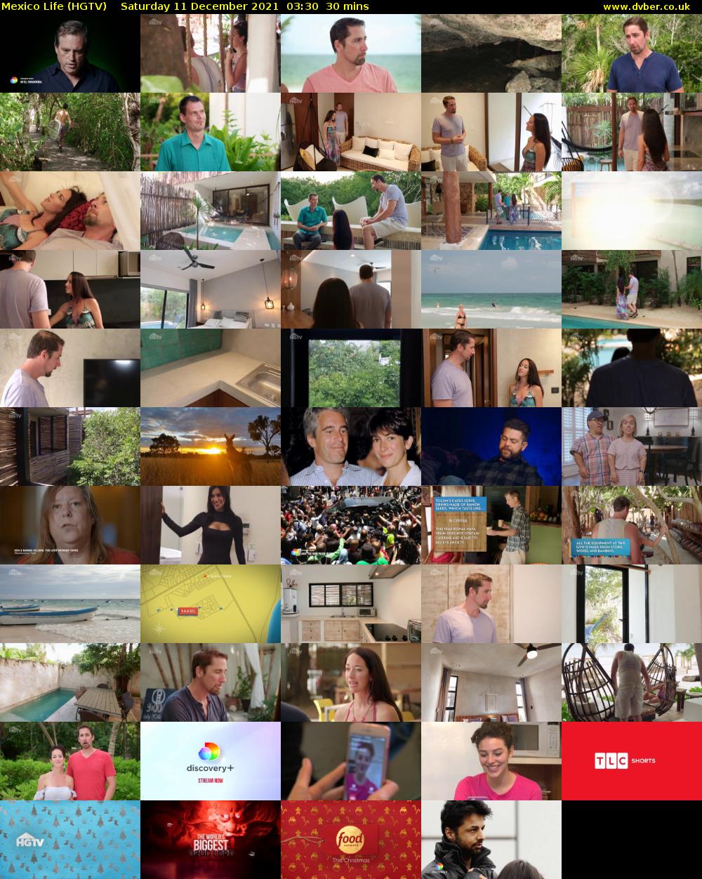 Mexico Life (HGTV) Saturday 11 December 2021 03:30 - 04:00