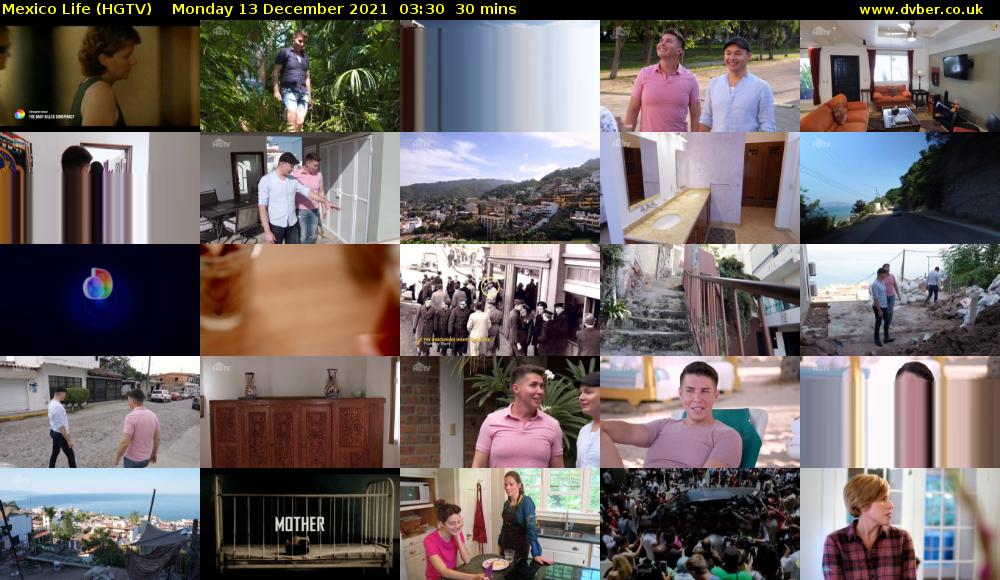 Mexico Life (HGTV) Monday 13 December 2021 03:30 - 04:00
