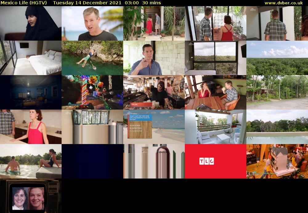 Mexico Life (HGTV) Tuesday 14 December 2021 03:00 - 03:30