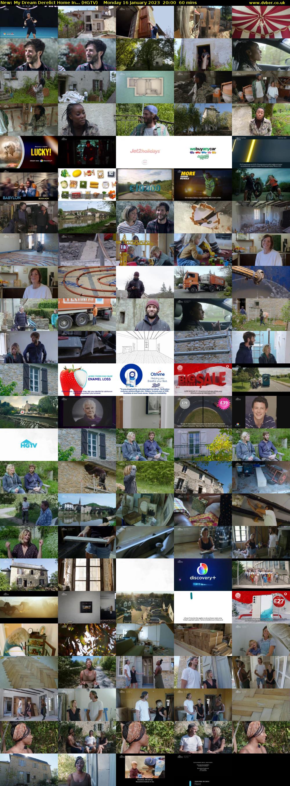 My Dream Derelict Home In... (HGTV) Monday 16 January 2023 20:00 - 21:00