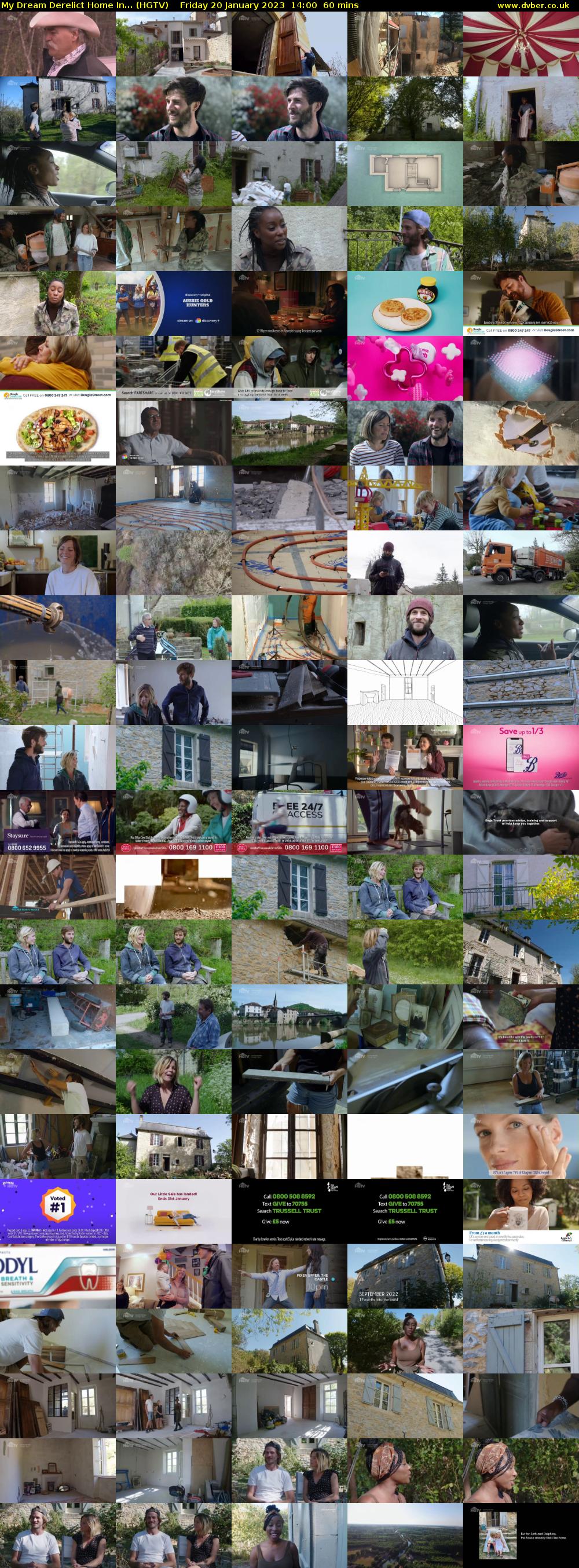 My Dream Derelict Home In... (HGTV) Friday 20 January 2023 14:00 - 15:00