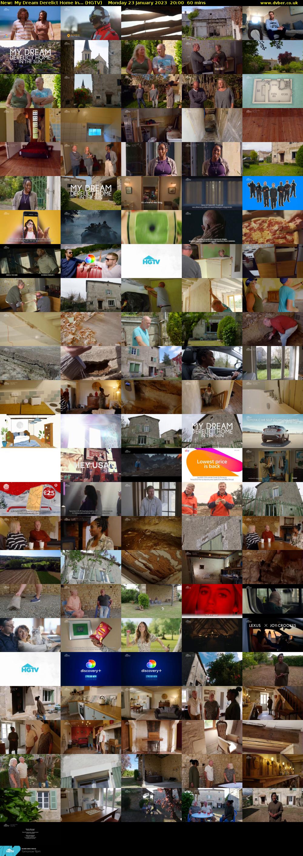 My Dream Derelict Home In... (HGTV) Monday 23 January 2023 20:00 - 21:00