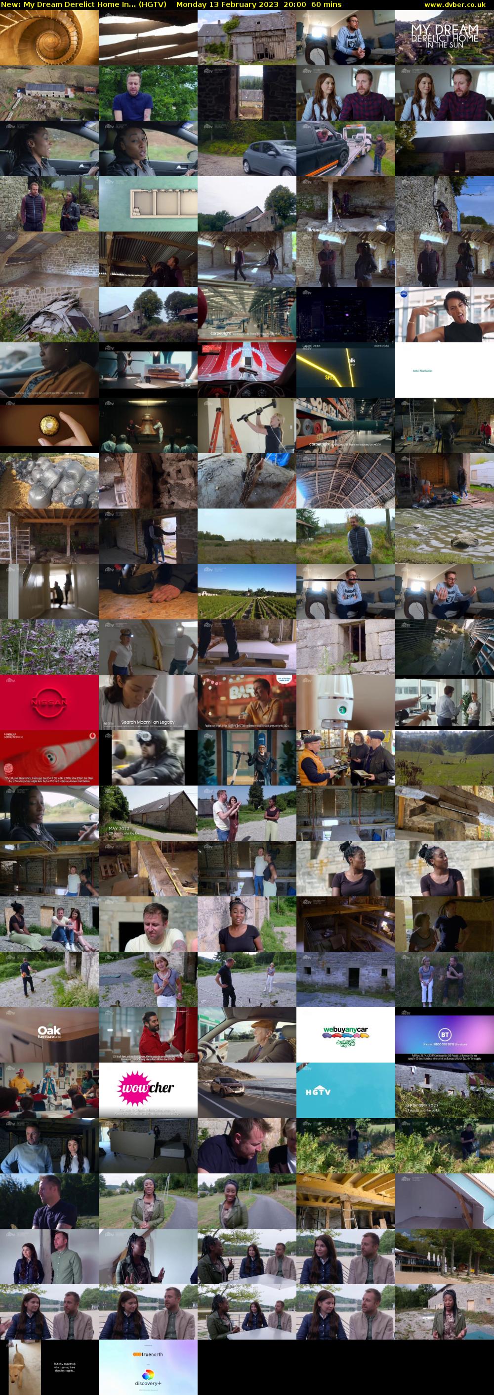 My Dream Derelict Home In... (HGTV) Monday 13 February 2023 20:00 - 21:00