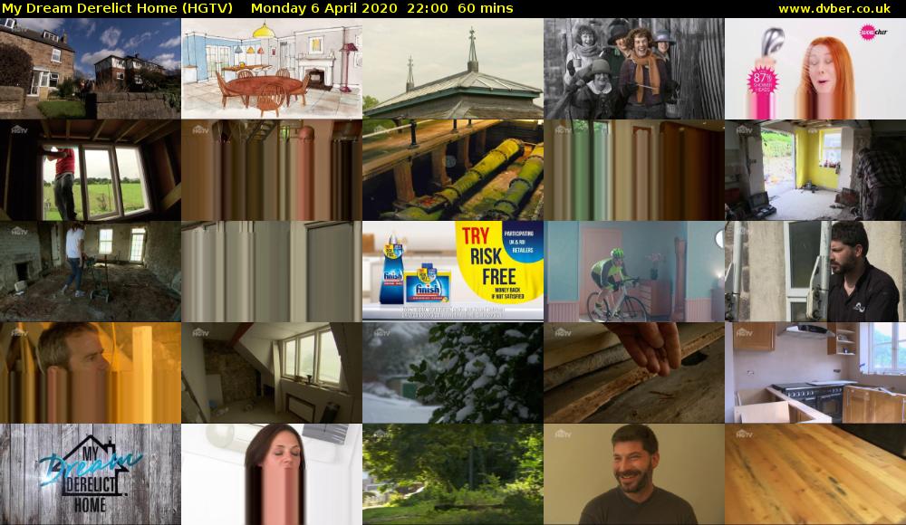 My Dream Derelict Home (HGTV) Monday 6 April 2020 22:00 - 23:00