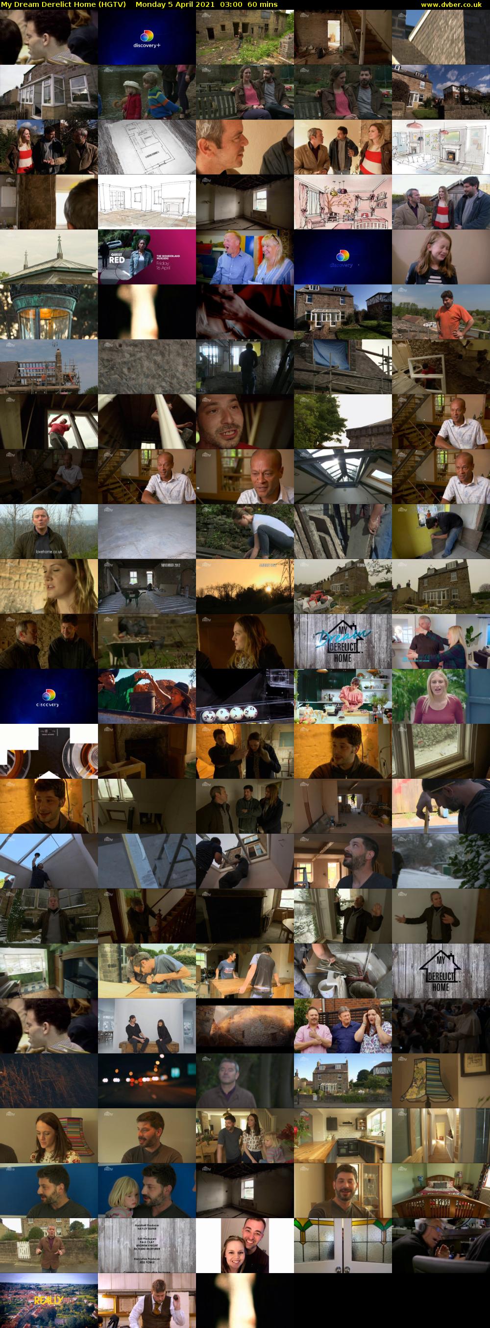 My Dream Derelict Home (HGTV) Monday 5 April 2021 03:00 - 04:00