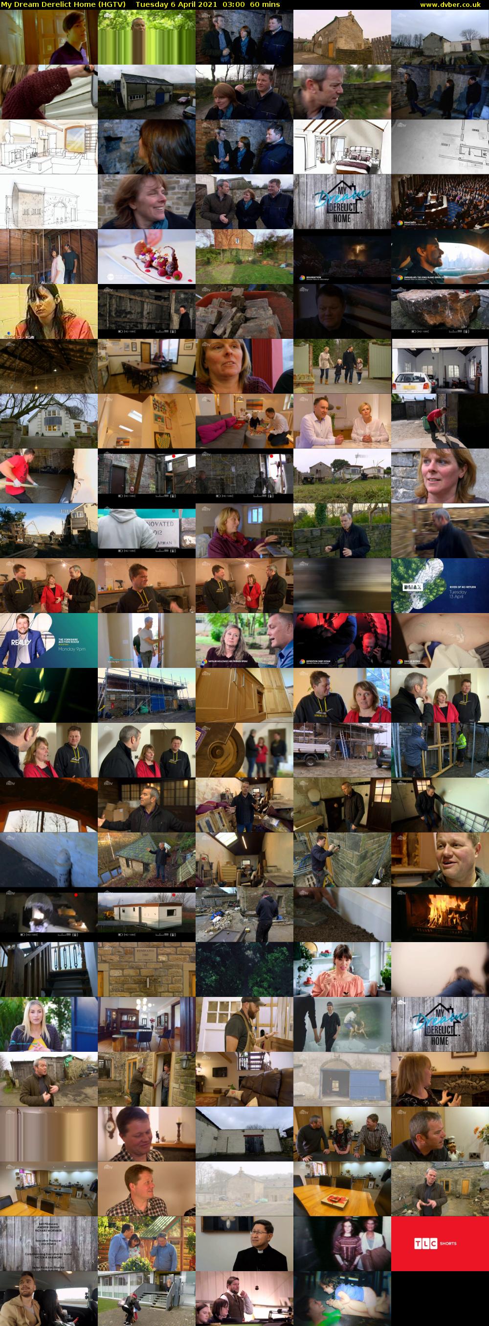 My Dream Derelict Home (HGTV) Tuesday 6 April 2021 03:00 - 04:00
