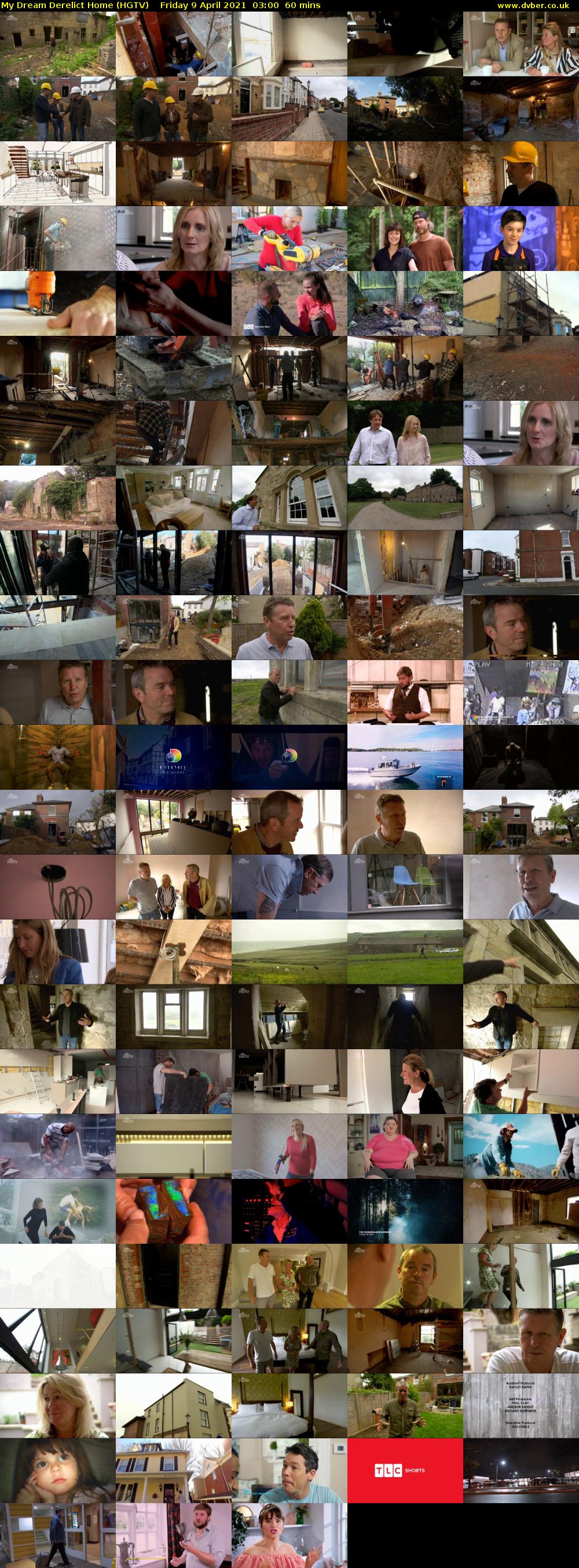 My Dream Derelict Home (HGTV) Friday 9 April 2021 03:00 - 04:00