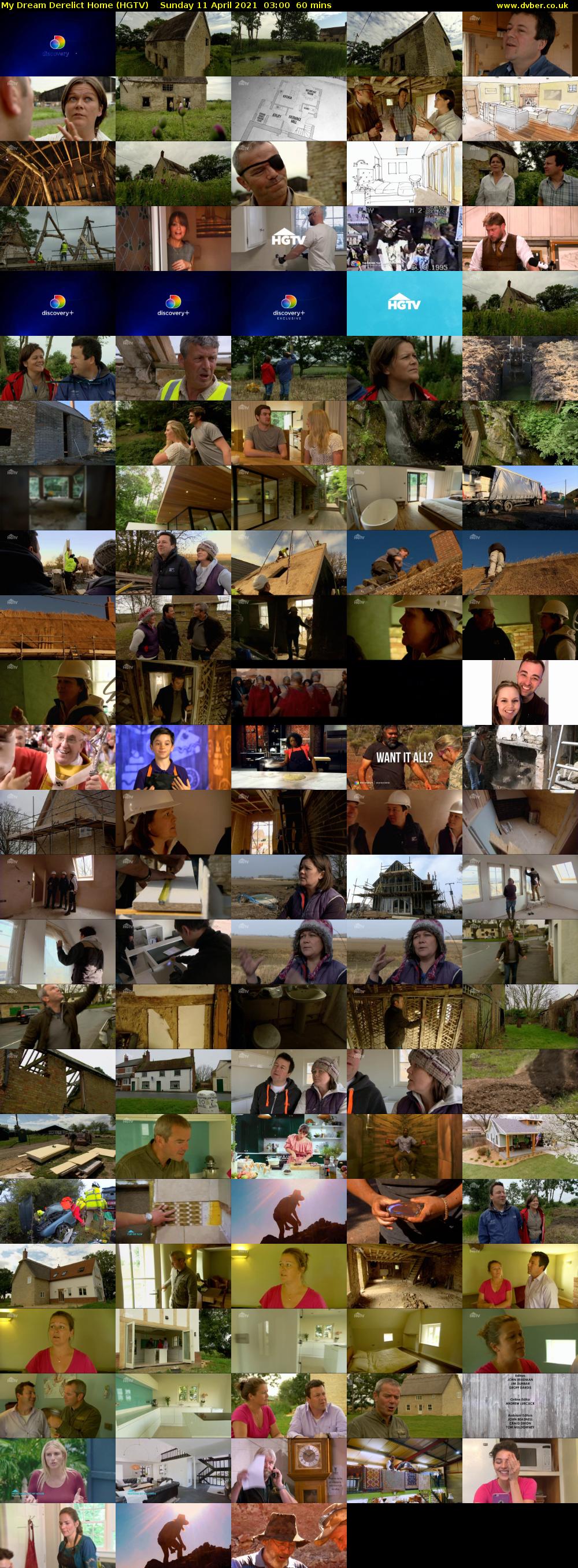 My Dream Derelict Home (HGTV) Sunday 11 April 2021 03:00 - 04:00