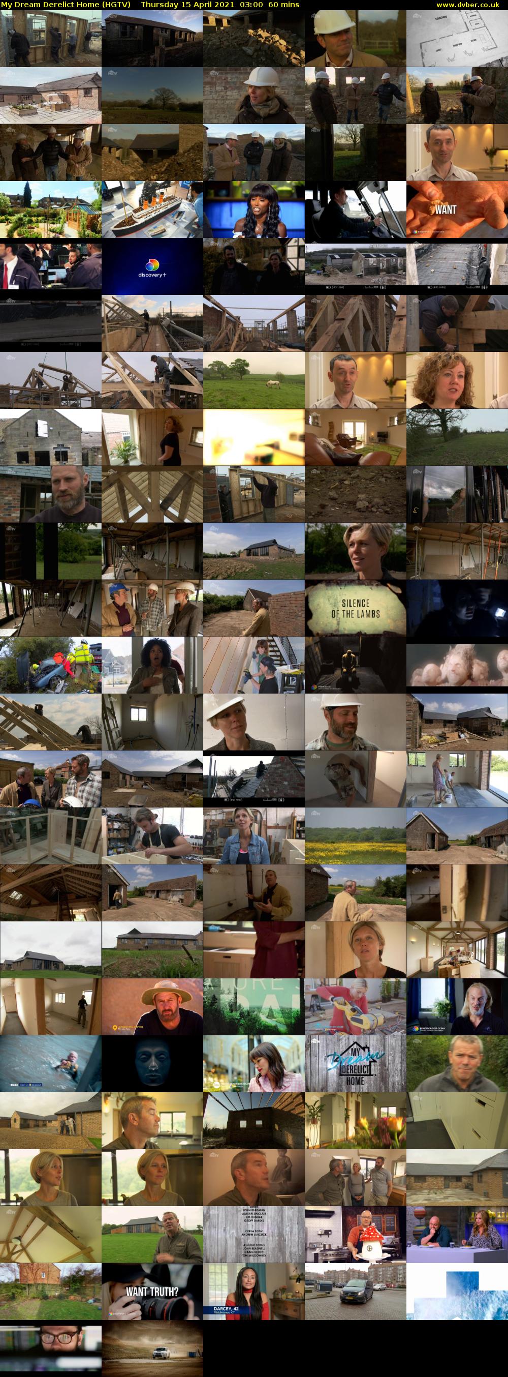 My Dream Derelict Home (HGTV) Thursday 15 April 2021 03:00 - 04:00