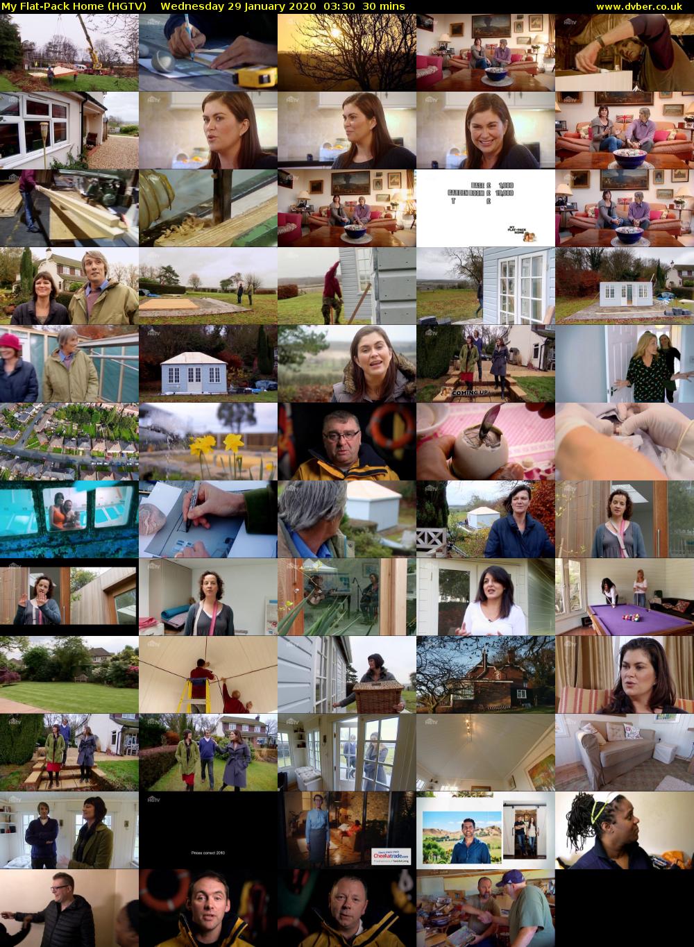 My Flat-Pack Home (HGTV) Wednesday 29 January 2020 03:30 - 04:00