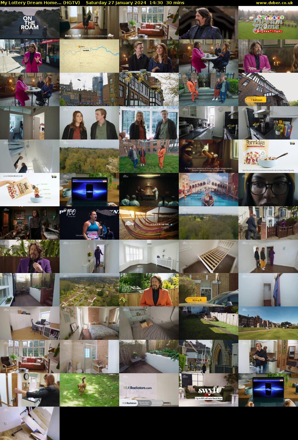 My Lottery Dream Home... (HGTV) Saturday 27 January 2024 14:30 - 15:00