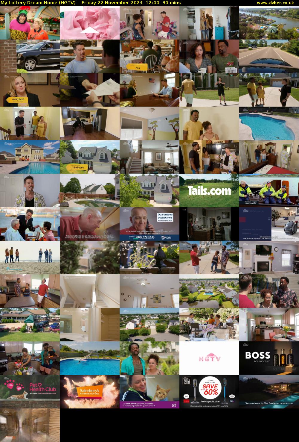 My Lottery Dream Home (HGTV) Friday 22 November 2024 12:00 - 12:30