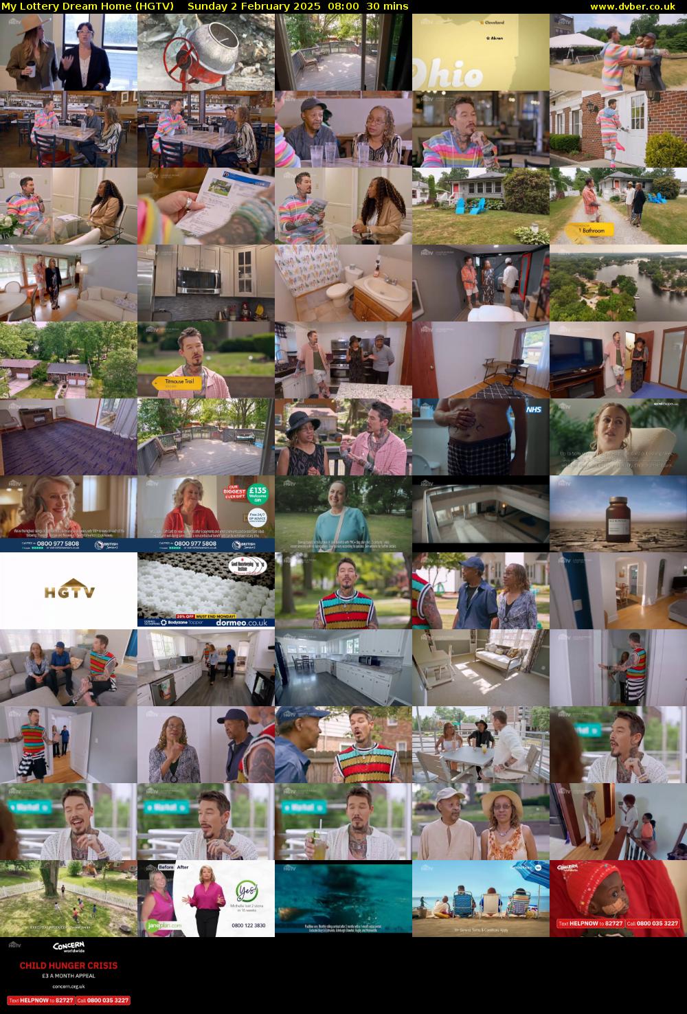 My Lottery Dream Home (HGTV) Sunday 2 February 2025 08:00 - 08:30